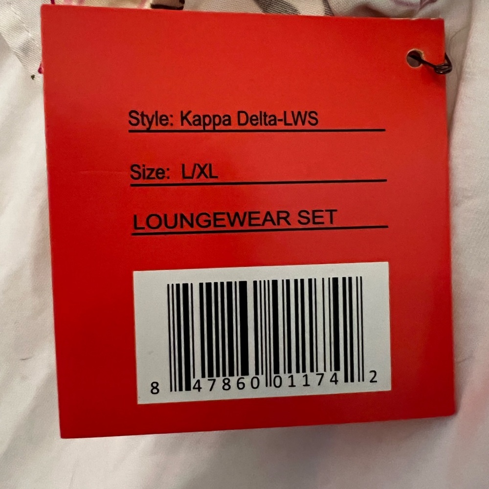 NWT Kappa Delta Loungewear Set L/XL - Picture 7 of 8